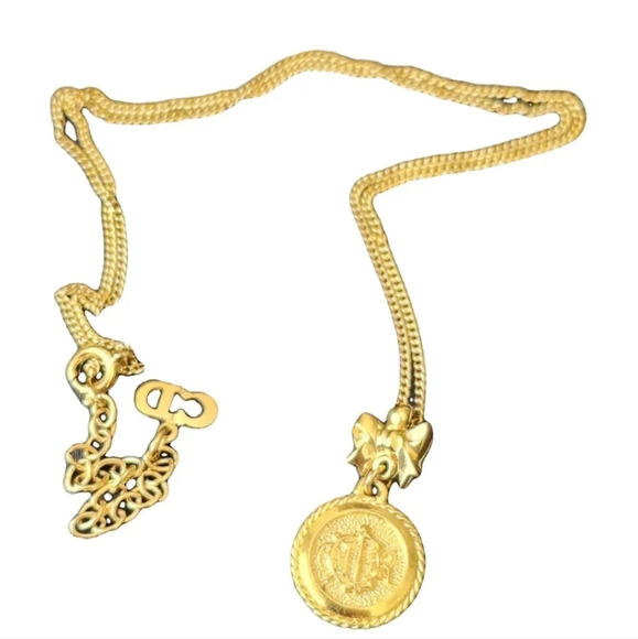 Dior Necklace Very Good Condition Gold, Gold plated/ Gorgeous 😍/ GERMANY - Picture 2 of 6